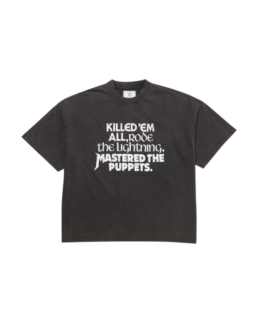KILLED EM ALL TEE - VINTAGE BLACK