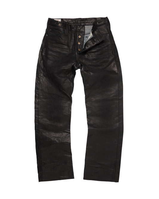 SHOWA RELAXED - BONDO LEATHER + DENIM