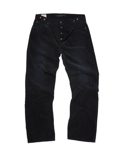 SHOWA RELAXED - KODO CORDUROY  / WASHED BLACK