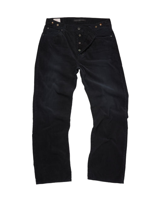 SHOWA RELAXED - KODO CORDUROY  / WASHED BLACK
